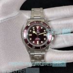 Buy Online Clone Tudor Submariner Purple Dial Stainless Steel Men's Watch